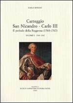 Carteggio San Nicandro-Carlo III. Il periodo della reggenza (1760-1767)