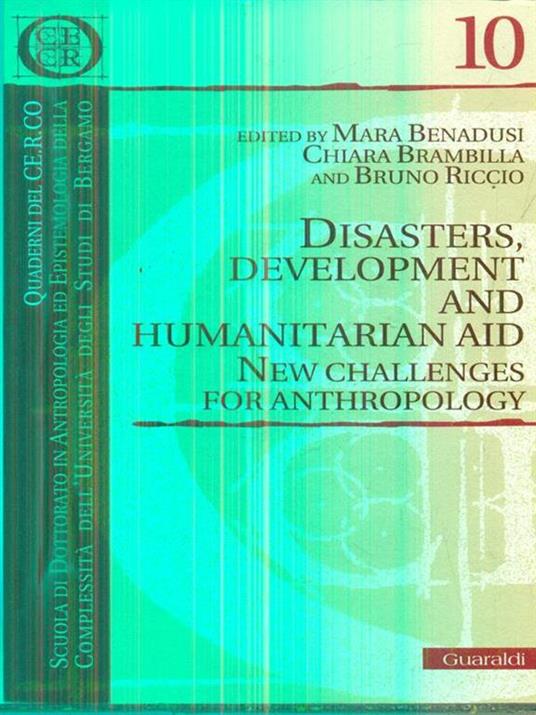 Disasters, development and humanitarian aid. New challenges for anthropology - 2