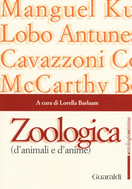 Zoologica (d'animali e d'anime) - copertina