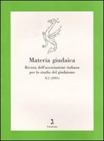Materia giudaica. Rivista dell'Associazione italiana per lo studio del giudaismo (2005). Vol. 2