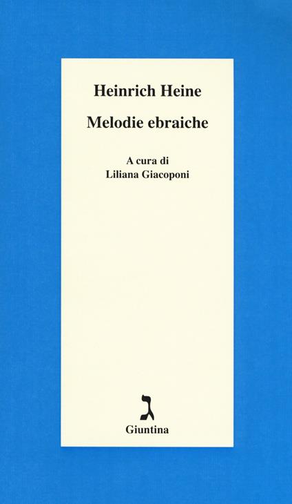 Melodie ebraiche - Heinrich Heine - copertina
