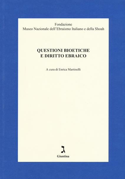 Questioni bioetiche e diritto ebraico - copertina