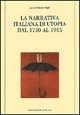 La narrativa italiana di utopia dal 1750 al 1915