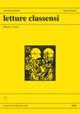 Letture classensi vol. 35-36: Dante e l'arte - copertina