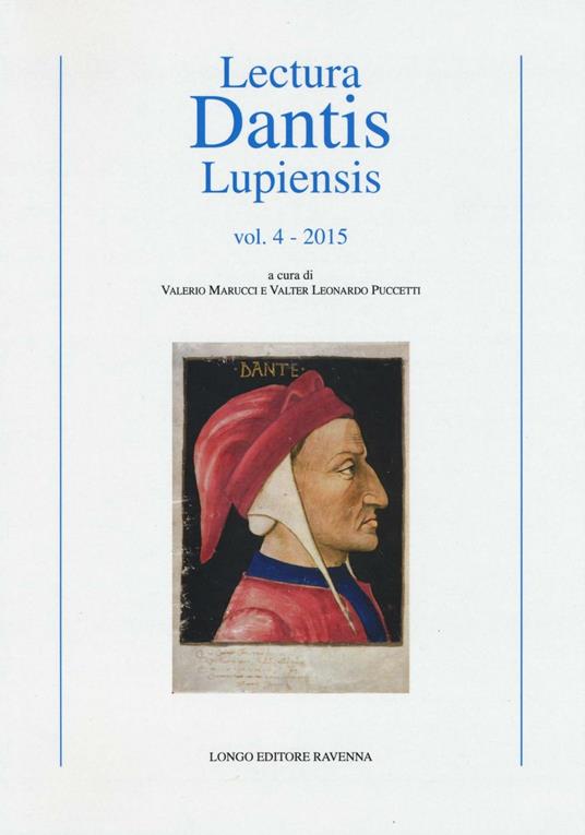 Lectura Dantis Lupiensis (2015). Vol. 4 - copertina