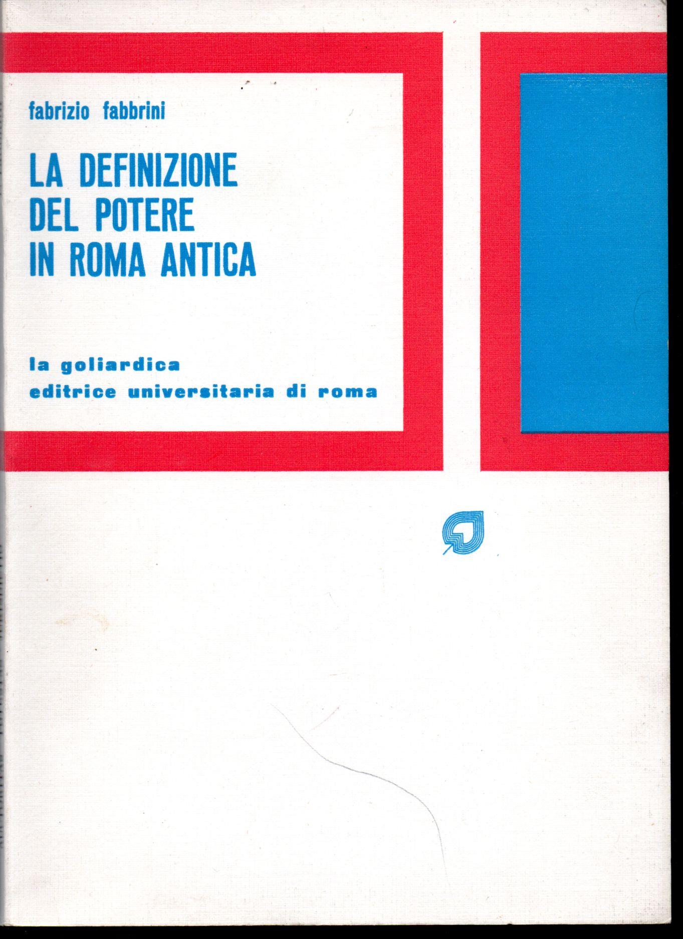 La definizione del potere in Roma antica