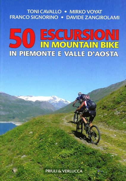 50 escursioni in mountain bike in Piemonte e Valle d'Aosta - copertina