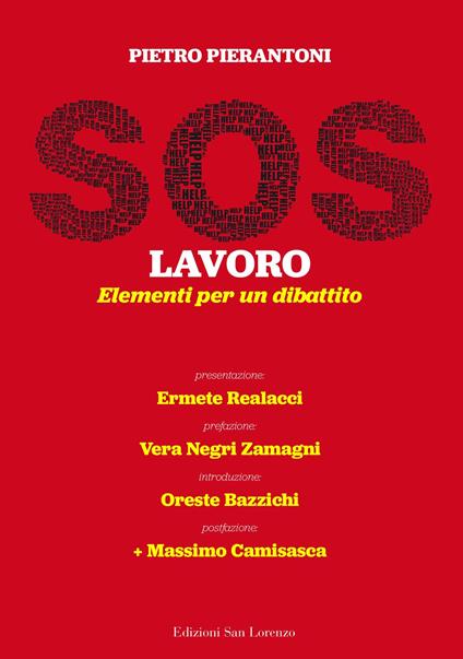 SOS lavoro. Elementi per un dibattito - Pietro Pierantoni - copertina