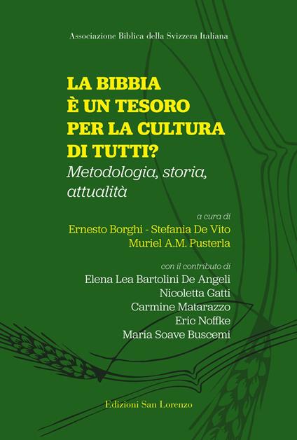 La Bibbia è un tesoro per la cultura di tutti? - copertina