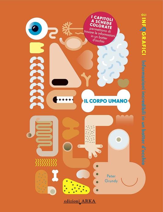 Il corpo umano. Gli infografici. Ediz. illustrata - copertina