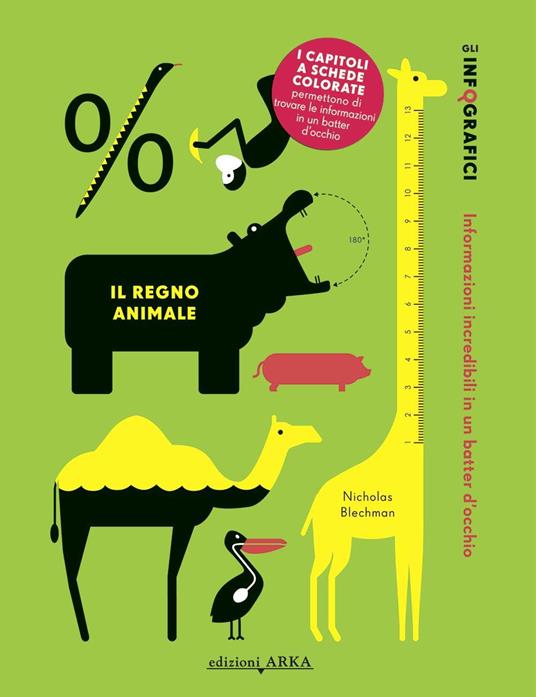 Il regno animale. Gli infografici. Ediz. illustrata - copertina
