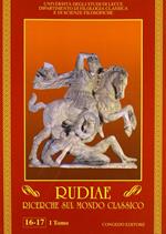 Rudiae. Ricerche sul mondo classico vol. 16-17/1