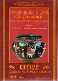 Poesia, musica e agoni nella Grecia antica. Ediz. italiana e inglese. Vol. 1 - copertina