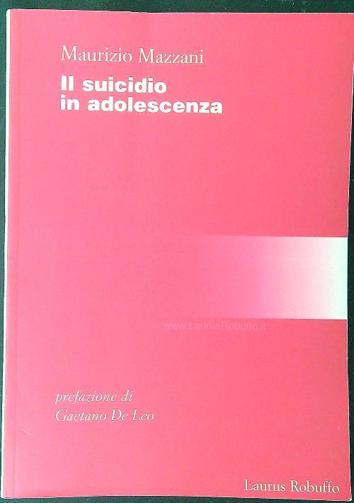 Il suicidio in adolescenza
