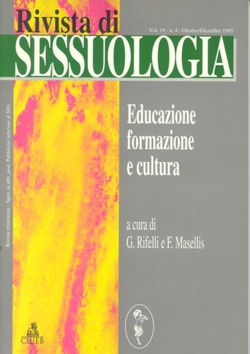 Rivista di sessuologia (1995). Vol. 4: Educazione formale e cultura - copertina