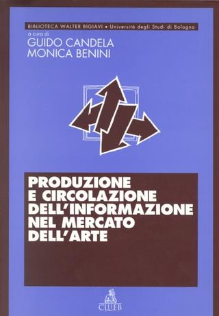 Produzione e circolazione dell'informazione nel mercato dell'arte - copertina