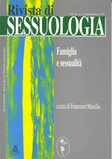 Rivista di sessuologia (1997). Vol. 1: Famiglia e sessualità. - copertina