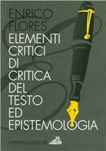 Elementi critici di critica del testo ed epistemologia
