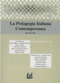 La pedagogia italiana contemporanea - copertina