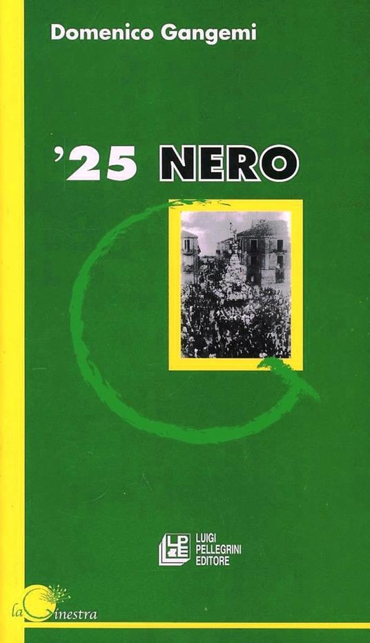 '25 nero - Domenico Gangemi - copertina
