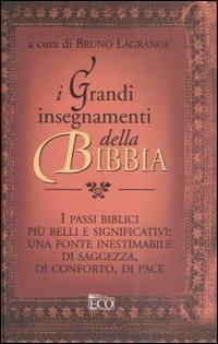 I grandi insegnamenti della Bibbia - copertina
