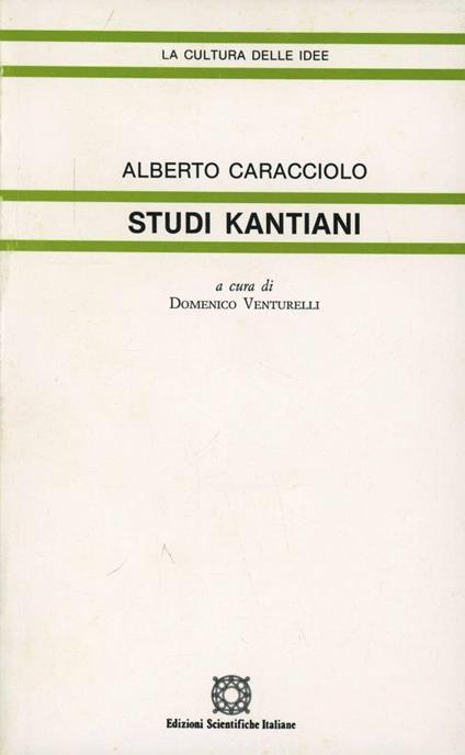 Studi kantiani - Alberto Caracciolo - copertina