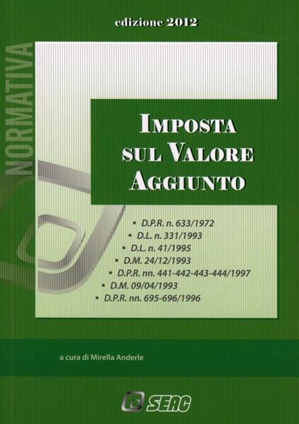 Imposta sul valore aggiunto - copertina