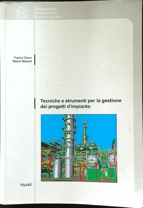 Tecniche e strumenti per la gestione dei progetti d'impianto