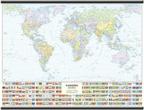 Carta Geografica Planisfero - 2