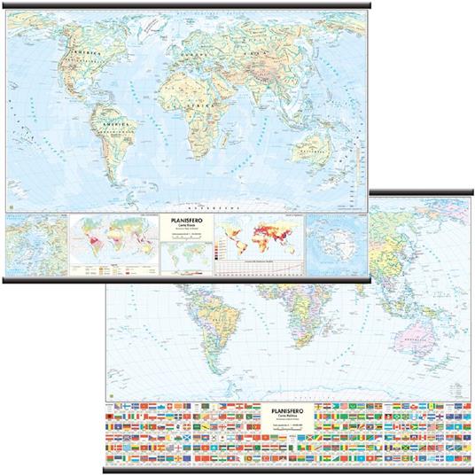 Carta Geografica Planisfero