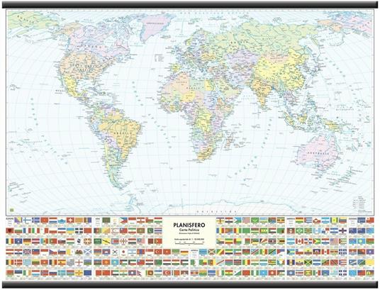 Carta Geografica Planisfero - 7