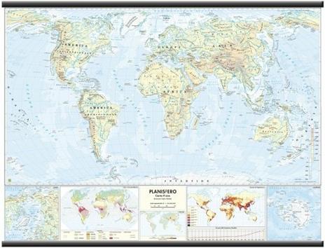 Carta Geografica Planisfero - 3