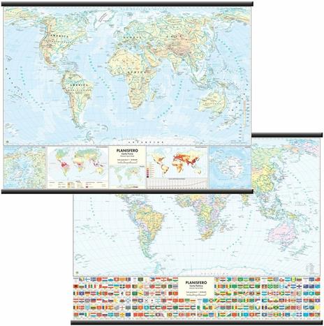 Carta Geografica Planisfero - 6