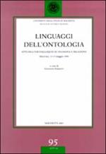 Linguaggi dell'ontologia. Atti dell'8° Colloquio su filosofia e religione (Macerata, 13-15 maggio 1999)