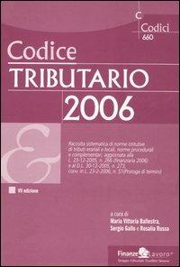 Codice tributario 2006 - copertina