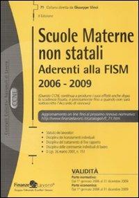 Scuole materne non statali aderenti alla Fism 2006-2009 - copertina