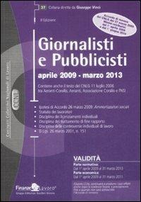 Giornalisti e pubblicisti. Aprile 2009-marzo 2013 - copertina