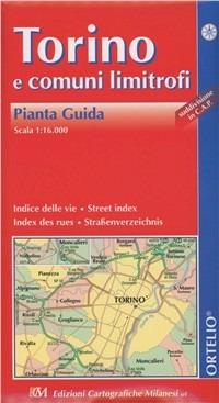 Torino e comuni limitrofi. Pianta guida 1:16.000 con codici postali - copertina