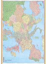 Europa. Carta geografica amministrativa stradale