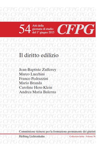 Il diritto edilizio. Ediz. italiana e francese - copertina