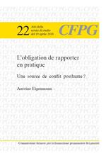 L' obligation de rapporter en pratique. Une source de conflit posthume?