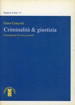 Criminalità e giustizia