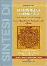 Sintesi di storia della filosofia. Vol. 2: Dalle filosofie del rinascimento a Kant.