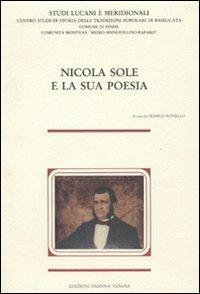 Nicola Sole e la sua poesia. Atti del Convegno nazionale di studi lucani (1984) - copertina