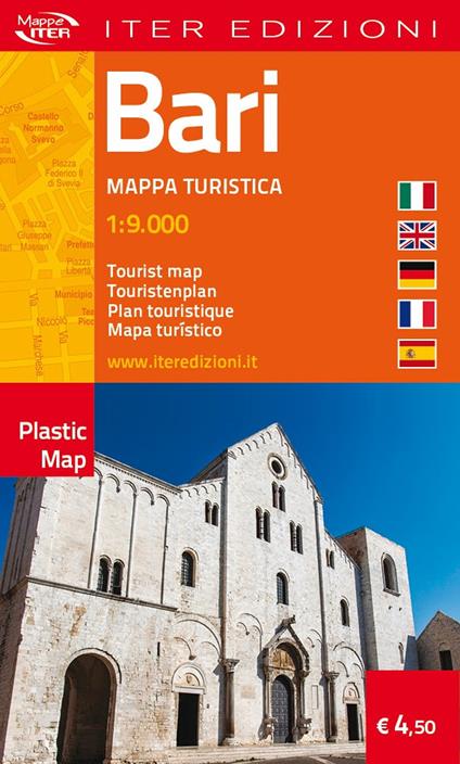Bari. Pianta turistica 1:9.000 - copertina