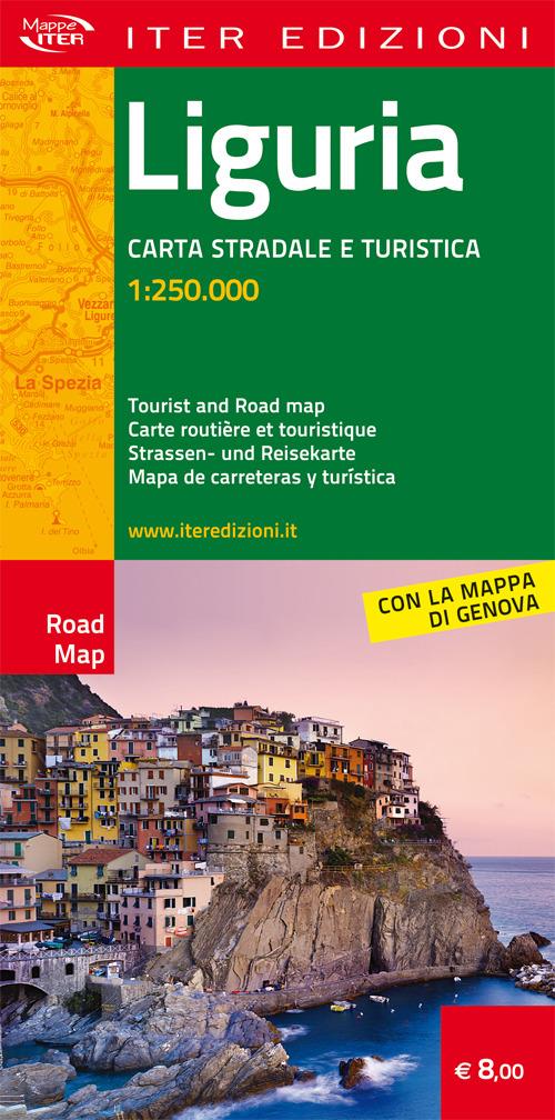 Liguria. Carta stradale e turistica 1.250.000 - copertina