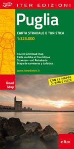 Puglia. Carta stradale e turistica 1:325.000
