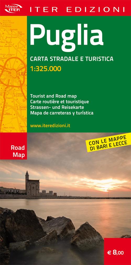 Puglia. Carta stradale e turistica 1:325.000 - copertina