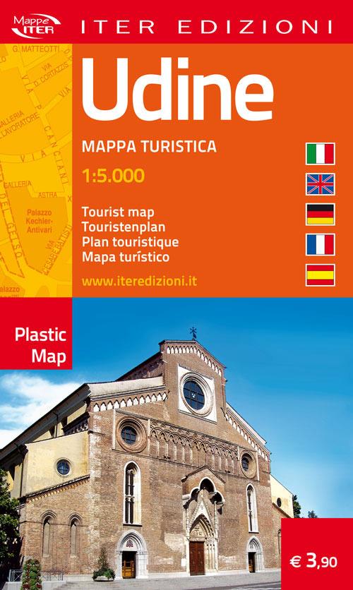 Udine. Mappa turistica 1:5.000. Ediz. multilingue - copertina