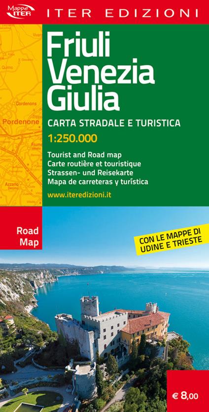 Friuli Venezia Giulia. Carta stradale e turistica 1:250.000 - copertina